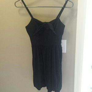 ⭐Mini Black Dress with tie front